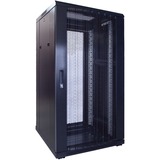 DSI Baie serveur 22U avec porte perforée - DS6622PP, Armoire informatique Noir, 600 x 600 x 1200mm
