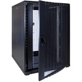 DSI Baie serveur 22U avec porte perforée - DS8022PP, Armoire informatique Noir, 800 x 1000 x 1200mm