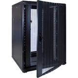DSI Baie serveur 22U avec porte perforée - DS8822PP, Armoire informatique Noir, 800 x 800 x 1200mm
