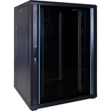 DSI Baie serveur 22U avec porte vitrée - DS8822, Armoire informatique Noir, 800 x 1000 x 1200mm
