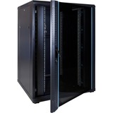DSI Baie serveur 22U avec porte vitrée - DS8822, Armoire informatique Noir, 800 x 1000 x 1200mm