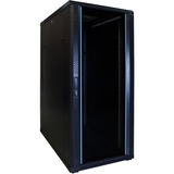 DSI Baie serveur 27U avec porte vitrée - DS6027, Armoire informatique Noir, 600 x 1000 x 1400mm