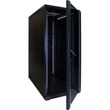 DSI Baie serveur 27U avec porte vitrée - DS6027, Armoire informatique Noir, 600 x 1000 x 1400mm