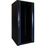 DSI Baie serveur 27U avec porte vitrée - DS6627, Armoire informatique Noir, 600 x 600 x 1400mm