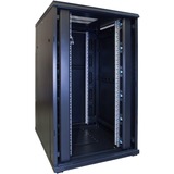 DSI Baie serveur 27U avec porte vitrée - DS8027, Armoire informatique Noir, 800 x 1000 x 1400mm
