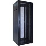 DSI Baie serveur 32U avec porte perforée - DS6632PP, Armoire informatique Noir, 600 x 600 x 1600mm