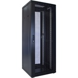 DSI Baie serveur 32U avec porte perforée - DS6632PP, Armoire informatique Noir, 600 x 600 x 1600mm