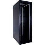 DSI Baie serveur 37U avec porte vitrée - DS6037, Armoire informatique Noir, 600 x 1000 x 1800mm