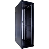 DSI Baie serveur 42U avec porte perforée - DS6042PP, Armoire informatique Noir, 600 x 1000 x 2000mm