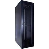 DSI Baie serveur 42U avec porte perforée - DS6042PP, Armoire informatique Noir, 600 x 1000 x 2000mm