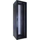 DSI Baie serveur 42U avec porte perforée - DS6642PP, Armoire informatique Noir, 600 x 600 x 2000mm