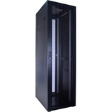 DSI Baie serveur 42U avec porte perforée - DS6842PP, Armoire informatique Noir, 600 x 800 x 2000mm