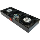 DSI Ensemble de ventilateurs avec 2 armoires murales - DS-FT-Wall, Refroidisseur Noir, 346 x 130 x 42 mm