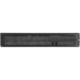DSI Entrée de câble avec brosse - DS-BRUSH, Chaîne câblée Noir, 360 x 55 mm