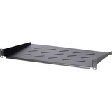 DSI Etagère 1U pour armoires murales de 450 mm de profondeur - DS-FH1U250, Insert de grille Noir, 485 x 250 x 44 mm