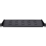 DSI Etagère 1U pour armoires murales de 450 mm de profondeur - DS-FH1U250, Insert de grille Noir, 485 x 250 x 44 mm