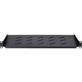 DSI Etagère 1U pour armoires murales de 450 mm de profondeur - DS-FH1U300, Insert de grille Noir, 485 x 300 x 44 mm