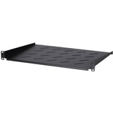 DSI Etagère 1U pour armoires murales de 450 mm de profondeur - DS-FH1U350, Insert de grille Noir, 485 x 350 x 44 mm