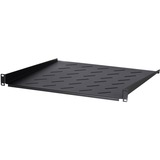 DSI Etagère 1U pour armoires murales de 600 mm de profondeur - DS-FH1U450, Insert de grille Noir, 485 x 450 x 44 mm