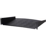 DSI Etagère 2U pour armoires murales de 600 mm de profondeur - DS-FH2U400, Insert de grille Noir, 485 x 400 x 88mm