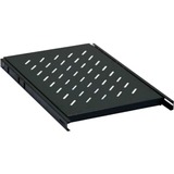 DSI Etagère extensible 1U pour baies serveurs de 1000 mm de profondeur - DS-UH100, Insert de grille Noir, 482 x 730 x 44 mm