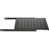 DSI Etagère extensible 1U pour baies serveurs de 600 mm de profondeur - DS-UH60, Insert de grille Noir