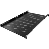 DSI Etagère réglable 1U pour baies serveurs de 710 mm à 950 mm de profondeur - DS-FO96, Insert de grille Noir