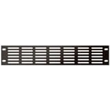 DSI Panneau de recouvrement perforé 19 pouces - DS-Blind2-perf, Finition Noir, 483 x 10 x 89 mm