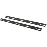 DSI Profilé en L, paquet de 2, adapté aux armoires serveurs de 800 mm de profondeur, Module Noir, 2 pièces