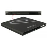 DeLOCK Boîtier externe pour disques SATA ultra minces 9,5 mm > USB Type-C femelle., Boîtier disque dur USB-C 3.2 (5 Goit/s)