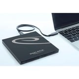 DeLOCK Boîtier externe pour disques SATA ultra minces 9,5 mm > USB Type-C femelle., Boîtier disque dur USB-C 3.2 (5 Goit/s)