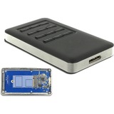 DeLOCK Boitier externe M.2 Key B 42 mm SATA SSD > USB 3.0 Micro-B, Boîtier disque dur Gris/Noir, USB-B 3.2 (5 Gbit/s)