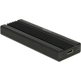 DeLOCK Boitier externe pour M.2 NVMe PCIe SSD, Boîtier disque dur Noir, 42600, USB Type-C