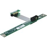 DeLOCK PCI Express x1 with flexible cable 7 cm carte et adaptateur d'interfaces Interne, Carte de montage PCI, PCI