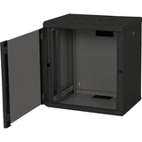 Digitus Boîtier mural 19" 12U, Armoire informatique Noir