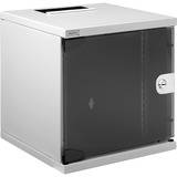 Digitus Boîtier mural de 254 mm (10 po) - 312 x 300 mm (lxp), Armoire informatique Gris, Rack monté sur le mur, 6U, 30 kg, Gris