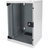 Digitus Boîtier mural de 254 mm (10 po) - 312 x 300 mm (lxp), Armoire informatique Gris, Mural, Intérieure, Acier, IP20, 312 mm, 300 mm