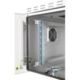Digitus Boîtier mural extérieur 600x450mm 12U, Armoire informatique Gris clair