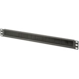 Digitus Cable Brush Management Panel for 483 mm (19") Cabinets, Guide-câble Noir, Panneau caché, Noir, Chine, 483 mm, 11 mm, 44 mm