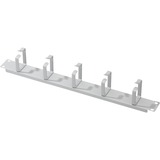 Digitus Panneau de brassage pour armoires réseaux et serveurs 1HE, Guide-câble Gris