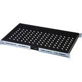 Digitus Tablette coulissante pour armoires de 483 mm (19"), Étagère Noir