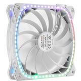 Enermax SquA RGB Boitier PC Ventilateur 12 cm Blanc, Ventilateur de boîtier Blanc, Ventilateur, 12 cm, 1500 tr/min, 23 dB, 68,27 cfm, 115,99 m³/h