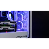 Enermax SquA RGB Boitier PC Ventilateur 12 cm Blanc, Ventilateur de boîtier Blanc, Ventilateur, 12 cm, 1500 tr/min, 23 dB, 68,27 cfm, 115,99 m³/h