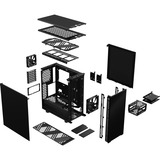 Fractal Design Define 7 Compact Midi Tower Noir, Boîtier PC Noir, Midi Tower, PC, Noir, ATX, micro ATX, Micro-ITX, Aluminium, Acier, maison/bureau