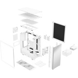 Fractal Design Define 7 Compact boîtier midi tower Blanc | 4x USB-A | 1x USB-C | Window