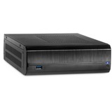 Inter-Tech JX-500 Mini Tower Noir, Boitîer HTPC Noir, Mini Tower, PC, Noir, ITX, 4,5 cm, CE, RoHS