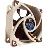 Noctua NF-A6x25 FLX, Ventilateur de boîtier Marron/Blanc, Connecteur à 3 broches, adaptateur à 4 broches
