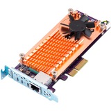 QNAP QM2-2S10G1TA carte et adaptateur d'interfaces Interne M.2, RJ-45 PCIe, M.2,RJ-45, Profil bas, PCIe 2.0, NAS / Storage server, Actif