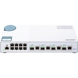 QNAP QSW-M408-4C commutateur réseau Géré L2 Gigabit Ethernet (10/100/1000) Blanc, Switch Blanc, Géré, L2, Gigabit Ethernet (10/100/1000), Full duplex