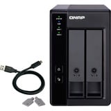 QNAP TR-002 Boîtier d'extension, Boîtier disque dur Noir